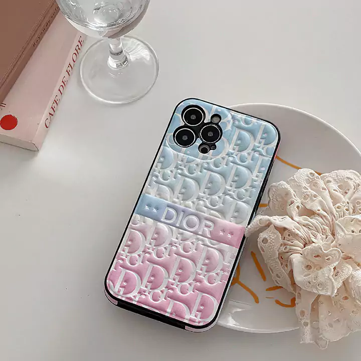 ブランドロゴ アイフォーン 14plus 携帯ケース ディオール風