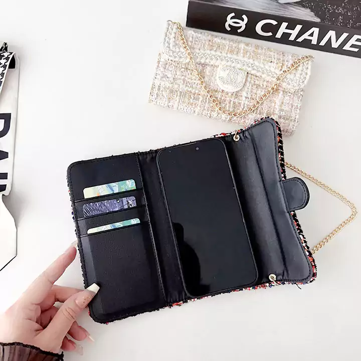 ラインストーン付き chanel シャネル スマホケース